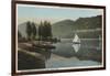 Rocky Mountain National Park - Grand Lake & Shadow Mountain-Lantern Press-Framed Art Print