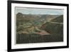 Rocky Mountain National Park - Trail Ridge Road-Lantern Press-Framed Premium Giclee Print