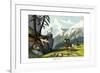 Rocky Mountain Sheep, 1860-null-Framed Giclee Print