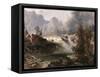 Rocky Mountain Stream-Albert Bierstadt-Framed Stretched Canvas