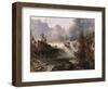 Rocky Mountain Stream-Albert Bierstadt-Framed Giclee Print