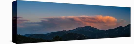 Rocky Mountain Sunset-Steve Gadomski-Stretched Canvas