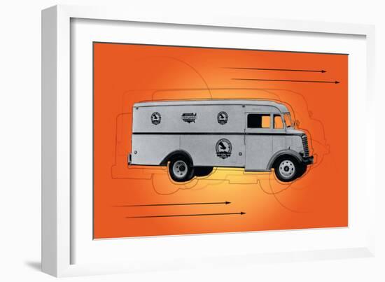 Rocky Mountain Truck-null-Framed Art Print