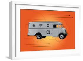 Rocky Mountain Truck-null-Framed Art Print