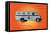 Rocky Mountain Truck-null-Framed Stretched Canvas