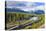 Rocky Mountaineer Train at Morant's Curve Near Lake Louise in the Canadian Rockies-Neale Clark-Stretched Canvas