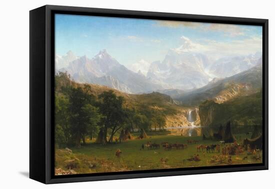 Rocky Mountains, Lander's Peak, 1863-Albert Bierstadt-Framed Stretched Canvas