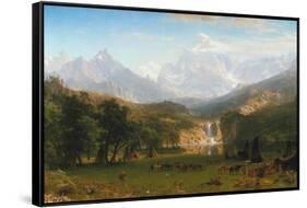 Rocky Mountains, Lander's Peak, 1863-Albert Bierstadt-Framed Stretched Canvas