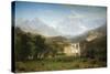 Rocky Mountains, Landers Peak-Albert Bierstadt-Stretched Canvas