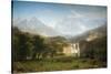 Rocky Mountains, Landers Peak-Albert Bierstadt-Stretched Canvas