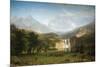 Rocky Mountains, Landers Peak-Albert Bierstadt-Mounted Premium Giclee Print