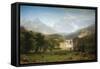Rocky Mountains, Landers Peak-Albert Bierstadt-Framed Stretched Canvas