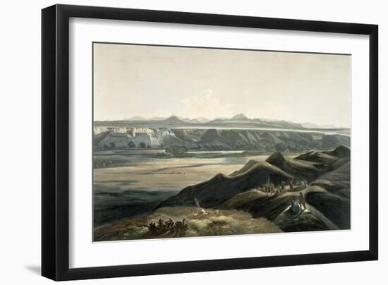 Rocky Mountains, Plate 44, Travels in the Interior of North America, Engraved Himely-Karl Bodmer-Framed Giclee Print