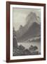 Rocky Mountains - Vintage-Albert Bierstadt-Framed Giclee Print