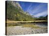 Rocky Mountains with Forest and Wilderness Near River, Bridger Teton National Forest, Wyoming, USA-Scott T. Smith-Stretched Canvas