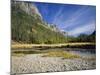 Rocky Mountains with Forest and Wilderness Near River, Bridger Teton National Forest, Wyoming, USA-Scott T. Smith-Mounted Photographic Print
