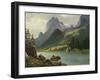 Rocky Mountains-Albert Bierstadt-Framed Premium Giclee Print