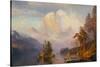 Rocky Mountains-Albert Bierstadt-Stretched Canvas