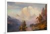 Rocky Mountains-Albert Bierstadt-Framed Giclee Print