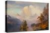 Rocky Mountains-Albert Bierstadt-Stretched Canvas