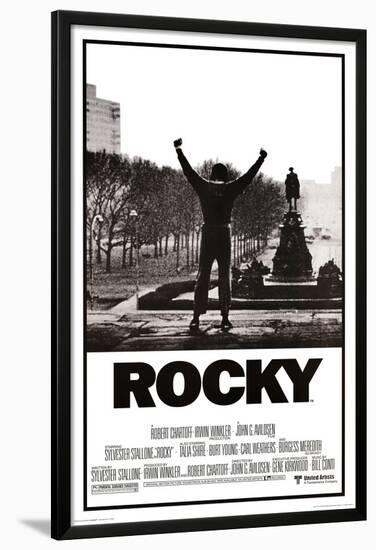 Rocky - Movie Score Arms Up-null-Lamina Framed Poster