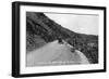 Rocky Mt Nat'l Park, Colorado - Lookout Mountain Road with Model-T-Lantern Press-Framed Art Print