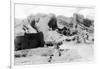 Rocky Mt Nat'l Park, Colorado - Red Rocks Park; View of a Red Rocks Pueblo-Lantern Press-Framed Art Print