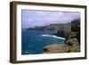 Rocky Northwest Maui Shoreline-George Oze-Framed Photographic Print