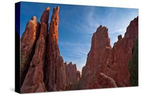 Rocky Outcrop in Garden of the Gods-CGJ Photography-Stretched Canvas