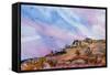 Rocky Outcrop-Margaret Coxall-Framed Stretched Canvas