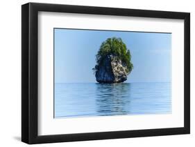 Rocky Outcrops in the Bacuit Archipelago, Palawan, Philippines-Michael Runkel-Framed Photographic Print