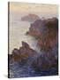 Rocky Point at Port-Goulphar-Claude Monet-Stretched Canvas