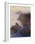 Rocky Point at Port-Goulphar-Claude Monet-Framed Giclee Print