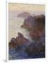 Rocky Point at Port-Goulphar-Claude Monet-Framed Giclee Print