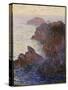 Rocky Point at Port-Goulphar-Claude Monet-Stretched Canvas