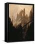 Rocky Ravine-Caspar David Friedrich-Framed Stretched Canvas