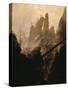 Rocky Ravine-Caspar David Friedrich-Stretched Canvas