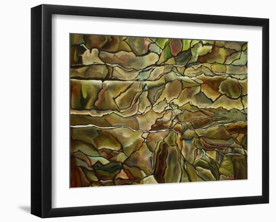 Rocky Realm-Hyunah Kim-Framed Art Print