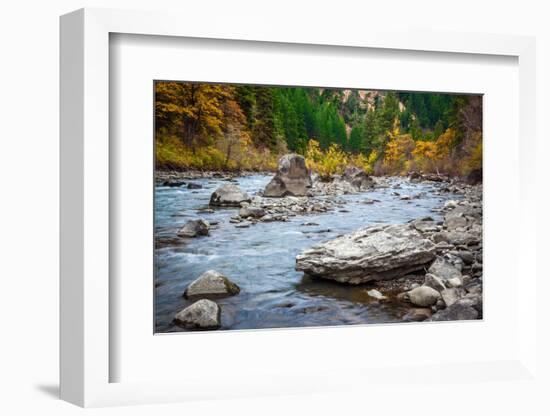 Rocky River-Michael Broom-Framed Photographic Print