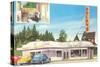 Rocky's Drive-In, Roadside Retro-null-Stretched Canvas