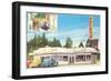 Rocky's Drive-In, Roadside Retro-null-Framed Art Print