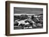 Rocky Seascape Monochrome-Otto du Plessis-Framed Photographic Print