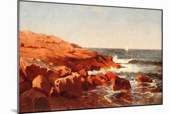 Rocky Shore, 1862-William Stanley Haseltine-Mounted Giclee Print