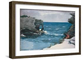 Rocky Shore, 1900-Winslow Homer-Framed Premium Giclee Print