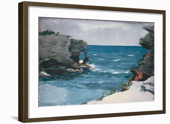 Rocky Shore, 1900-Winslow Homer-Framed Giclee Print