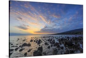 Rocky Shore near Kaleahi at sunrise, North Shore, Lanai Island, Hawaii-Stuart Westmorland-Stretched Canvas