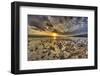 Rocky Shore near Kaleahi at sunrise, North Shore, Lanai Island, Hawaii-Stuart Westmorland-Framed Photographic Print