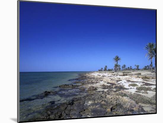 Rocky Shore of Kerkennah Islands, Tunisia-Michele Molinari-Mounted Photographic Print