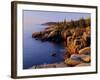 Rocky Shoreline, Acadia National Park, Maine, New England, USA-Roy Rainford-Framed Photographic Print