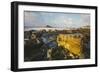 Rocky Shoreline and St. Michaels Mount, Early Morning, Cornwall, England, United Kingdom, Europe-Mark Doherty-Framed Photographic Print